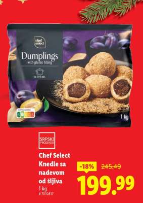 Chef Select Knedle sa nadevom od šljiva