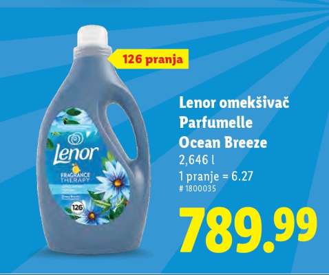 Lenor omekšivač Parfumelle Ocean Breeze
