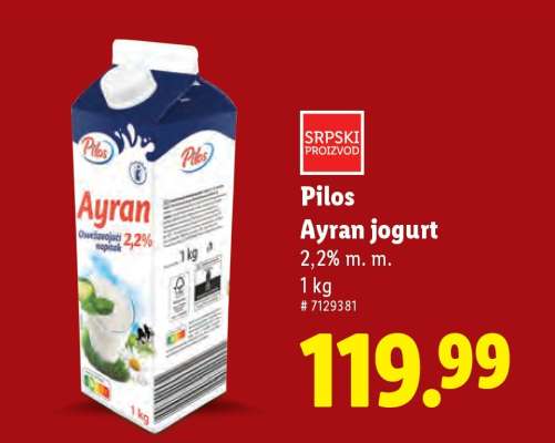 Pilos Ayran jogurt