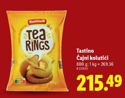 Tastino Čajni kolutići