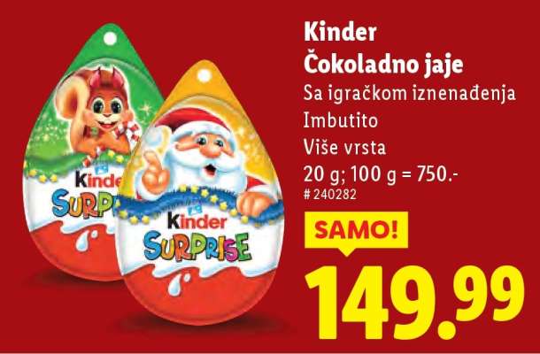 Kinder Čokoladno jaje