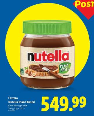 Ferrero Nutella Plant-Based