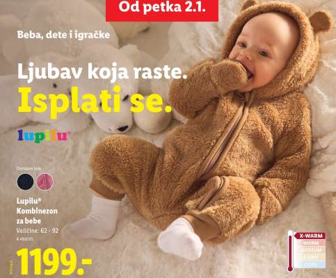 Lupilu Kombinezon za bebe
