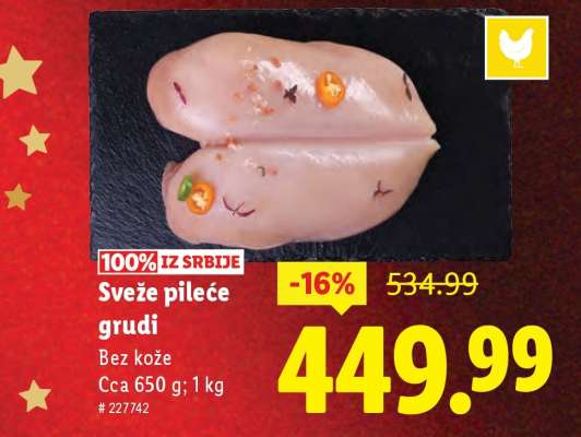 Sveže pileće grudi