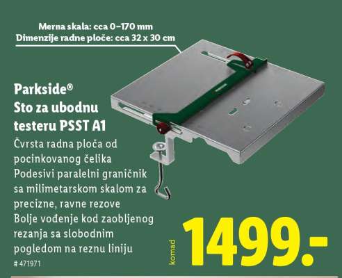 Parkside® Sto za ubodnu testeru PSST A1
