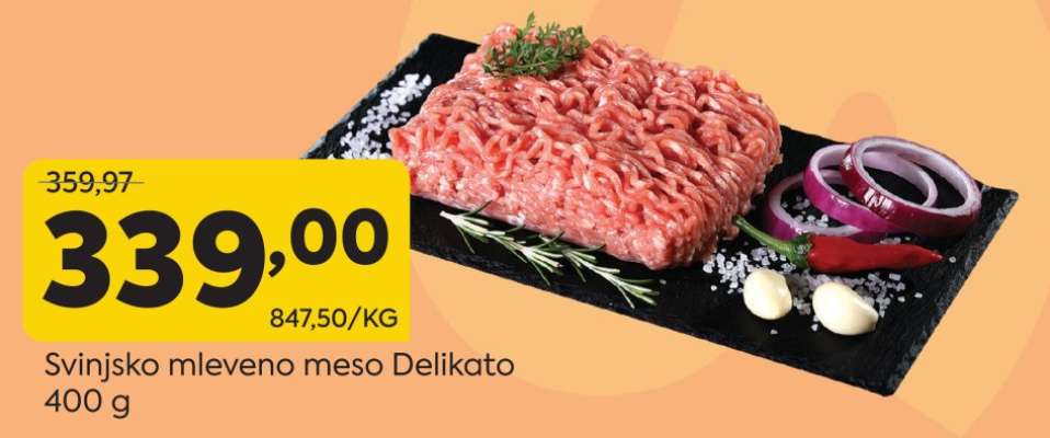 Svinjsko mleveno meso Delikato