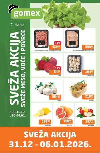 Gomex katalog - 31.12.2025 - 06.01.2026.
