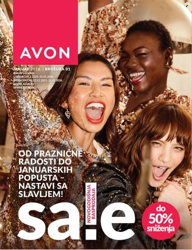 Avon katalog - 29.12.2025 - 31.01.2026. Stranica 1