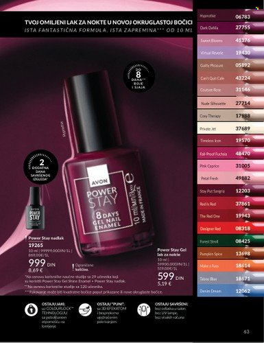 Avon katalog - 29.12.2025 - 31.01.2026. Stranica 63
