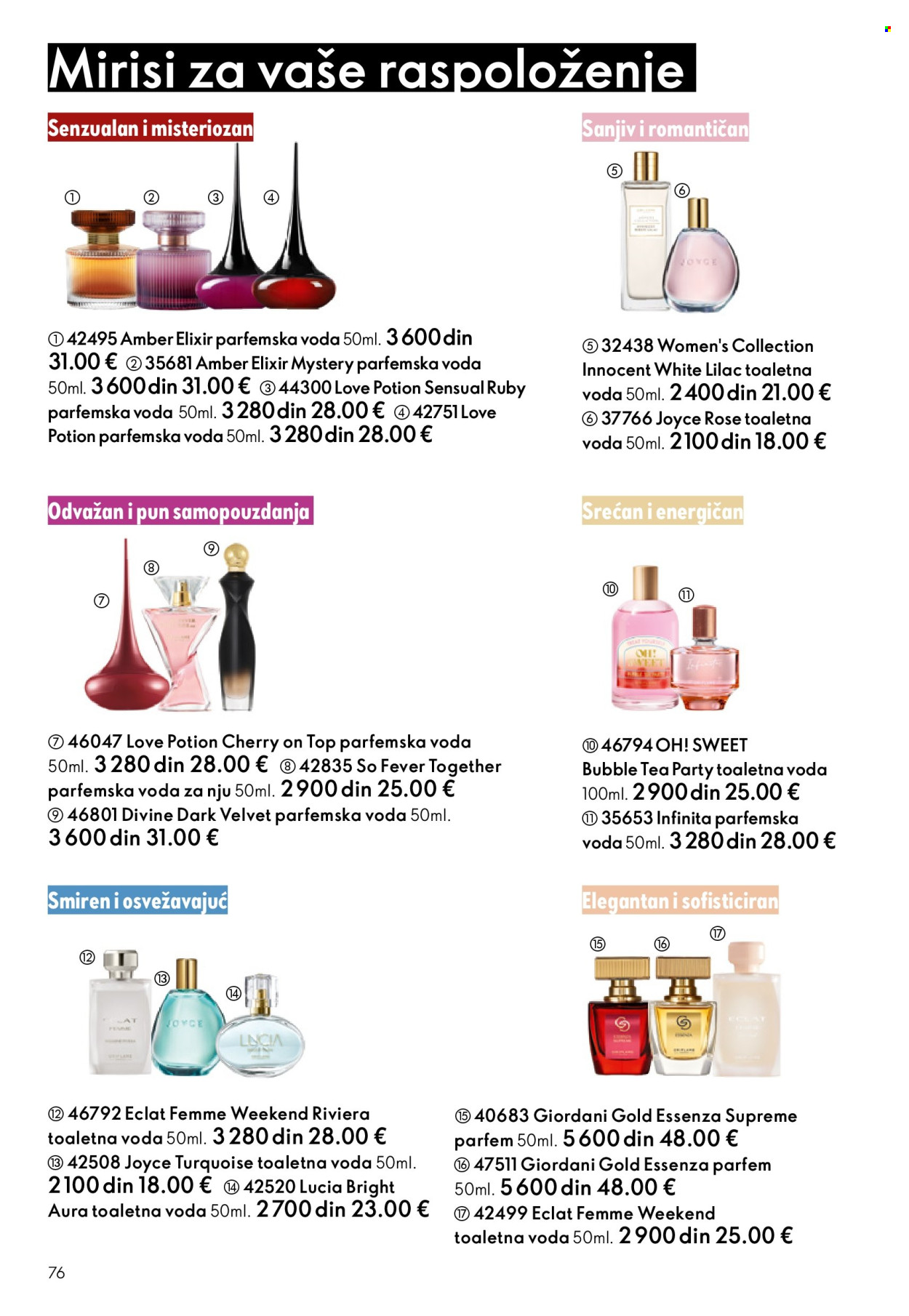Oriflame katalog - 31.12.2025 - 27.01.2026. Stranica 76