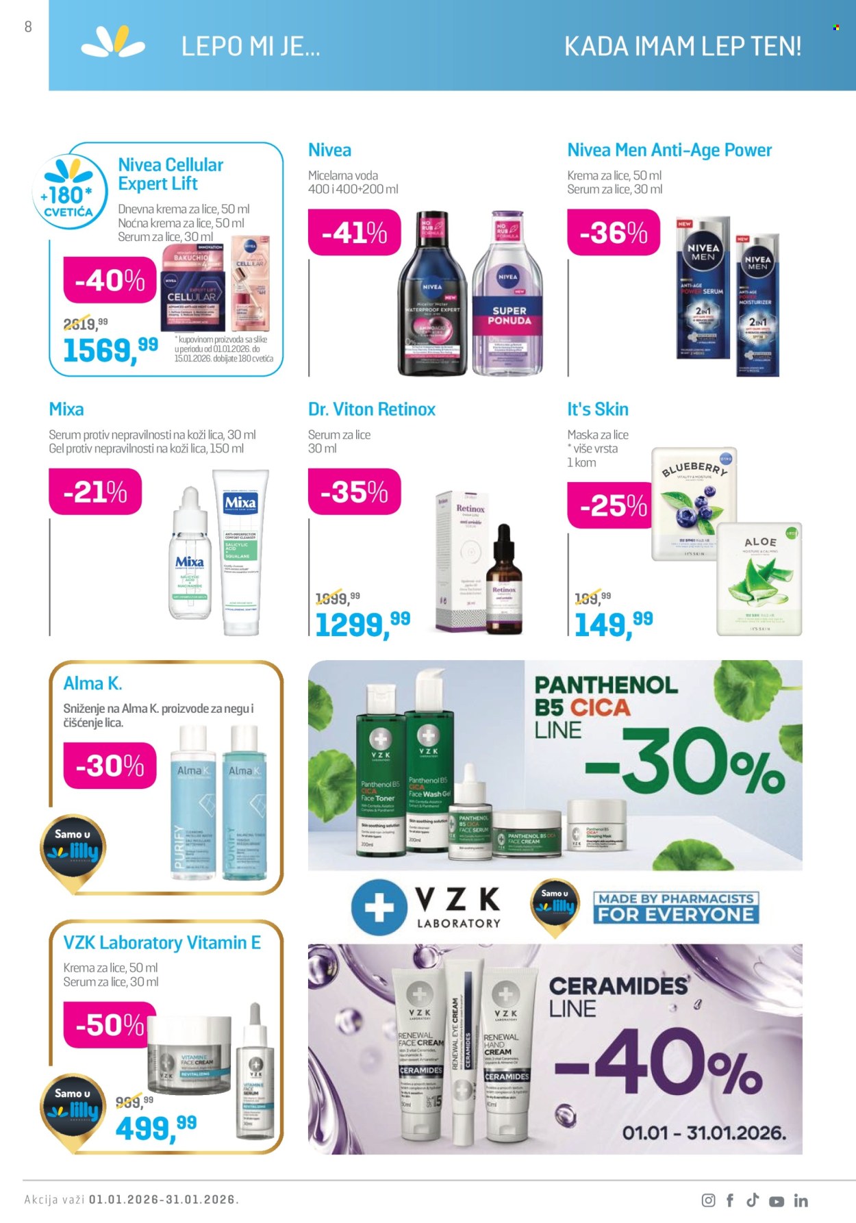 Lilly Drogerie katalog - 01.01.2026 - 31.01.2026. Stranica 8