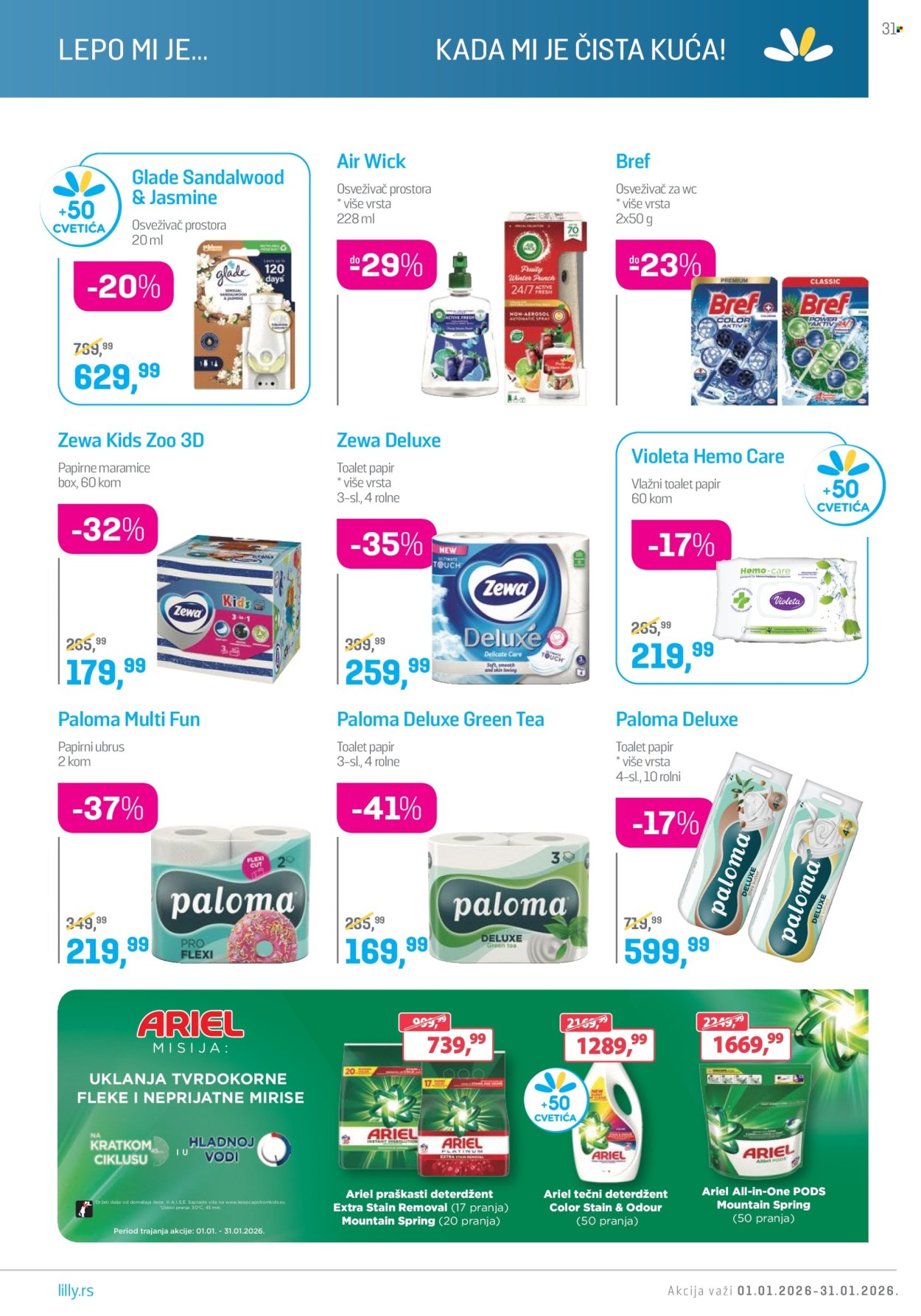 Lilly Drogerie katalog - 01.01.2026 - 31.01.2026. Stranica 31