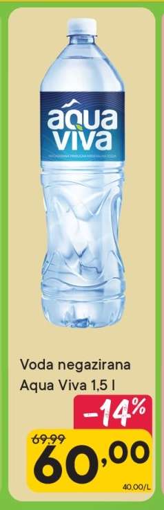 Voda negazirana Aqua Viva 1.5 l