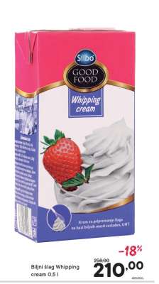 Biljni šlag Whipping cream 0.5 l