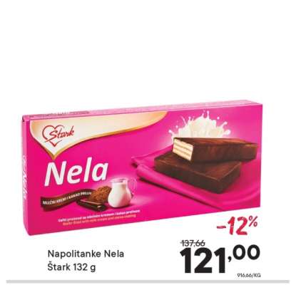 Napolitanke Nela Štark 132 g
