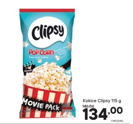 Kokice Clipsy 115 g