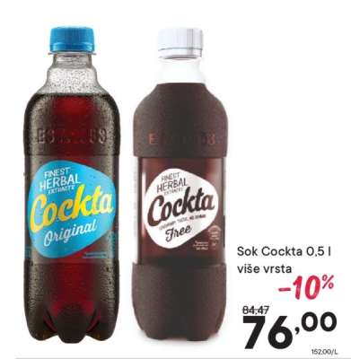 Sok Cockta 0,5 l