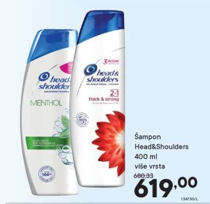 Šampon Head & Shoulders