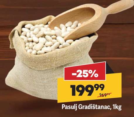 Pasulj Gradištanac, 1kg