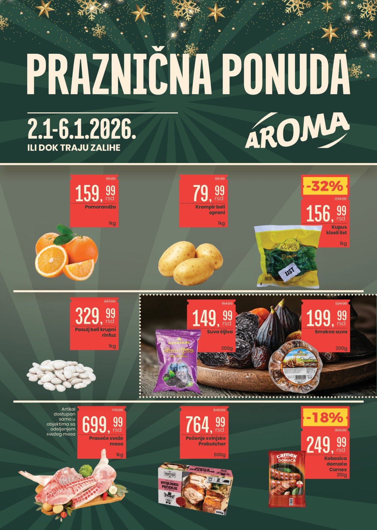 Aroma Market katalog - 02.01.2026 - 06.01.2026. Stranica 1