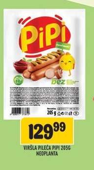 VIRŠLA PILEĆA PIPI 205G NEOPLANTA