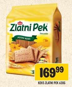 Keks Zlatni pek 630g