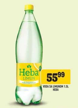Voda sa limunom 1.5L Heba