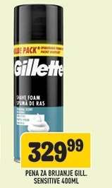 Pena za brijanje Gillette Sensitive 400ml
