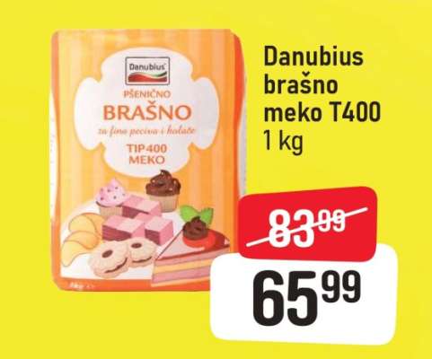 Danubius brašno meko T400