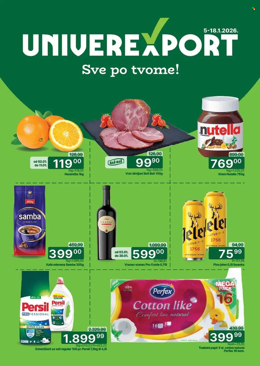 Univerexport katalog - 05.01.2026 - 18.01.2026. Stranica 1
