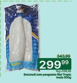 Zmrazený som pangasius filet Tropic trade 500g