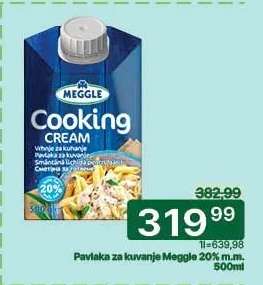 Pavlaka za kuvanje Meggle 20% m.m.