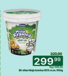 Sir sitan Moja kravica 60% m.m. 500g