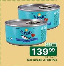Tuna komadići La Perla 170g