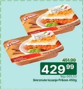 Smrznute lazanje Frikom 450g