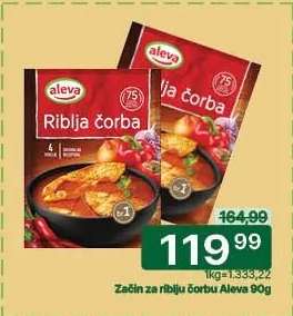 Začin za riblju čorbu Aleva 90g