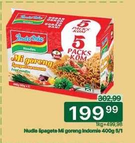 Nudle špagete Mi goreng Indomie 400g 5/1