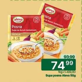 Supa posna Aleva, 50g