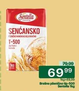 Brašno pšenično tip-500 Sentella 1kg
