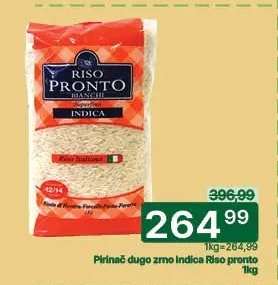 Pirinać dugo zrno Indica Riso pronto