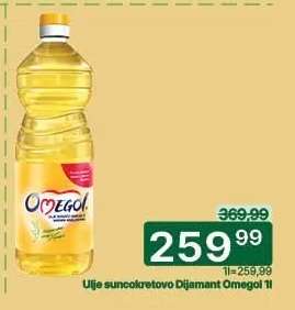 Ulje suncokretovo Dijamant Omegol 1l