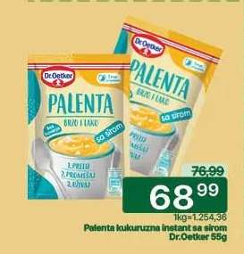 Palenta kukuruzna instant sa sirom