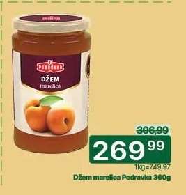 Džem marelica Podravka 360g