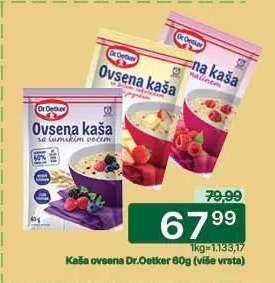 Kaša ovesna Dr.Oetker 60g