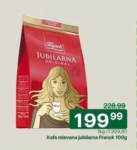 Kafa mlevena jubilarna Franck 100g