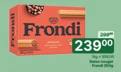 Baton nougat Frondi 250g