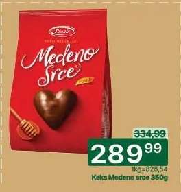Keks Medeno srce 350g