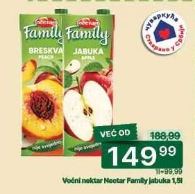 Voćni nektar Nectar Family jabuka 1,5l