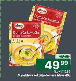 Supa bistra kokošija domaća Aleva 45g