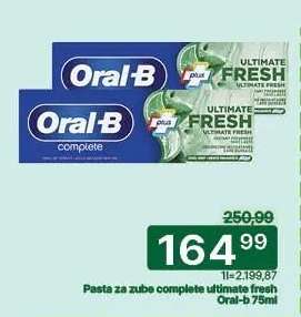 Pasta za zube complete ultimate fresh Oral-B 75ml